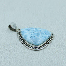Larimar Sterling Silver Pendant
