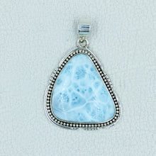Larimar Sterling Silver Pendant