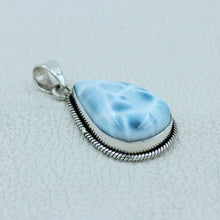 925 Sterling Silver Larimar Pendants