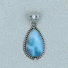 Larimar Gemstone 925 Silver Pendant