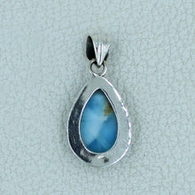 Larimar Gemstone 925 Silver Pendant