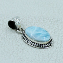 Larimar Silver Pendant