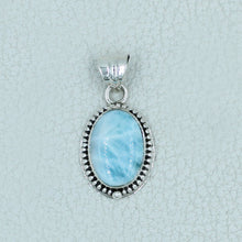 Larimar Silver Pendant