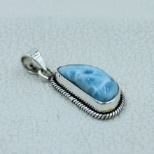 Larimar Silver Pendant - Larimar Jewelry