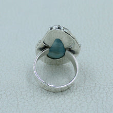 Larimar Sterling Silver Ring Size 7