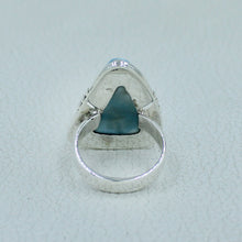 Larimar Sterling Silver Ring Size 9