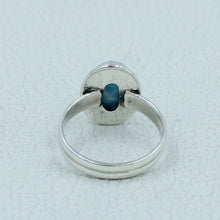 Larimar Sterling Silver Ring Size 9