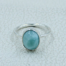 Natural Larimar Ring