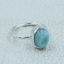 Natural Larimar Ring