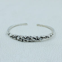 Antique Arts and Crafts Sterling Silver Bangle