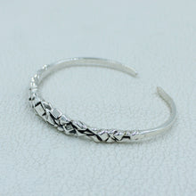 Antique Arts and Crafts Sterling Silver Bangle