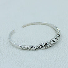 Antique Arts and Crafts Sterling Silver Bangle