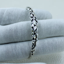 Antique Arts and Crafts Sterling Silver Bangle