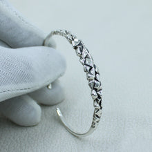 Antique Arts and Crafts Sterling Silver Bangle