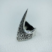 Vintage Odin Crow Skull Mens Ring - Amulet Gothic Jewelry