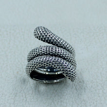 925 Silver Snake Ring Adjustable Size