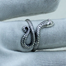 Snake Sterling Silver Ring