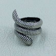925 Silver Snake Ring Adjustable Size