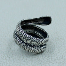 925 Silver Snake Ring Adjustable Size