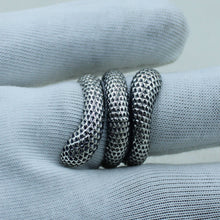 925 Silver Snake Ring Adjustable Size