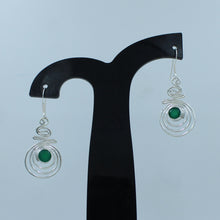 Black Onyx Sterling Silver Dangle Earrings