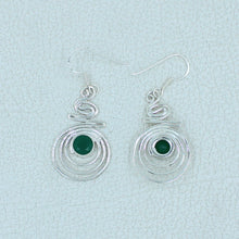 Black Onyx Sterling Silver Dangle Earrings