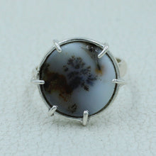 Scenic Agate Sterling Silver Ring