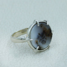 Scenic Agate Sterling Silver Ring