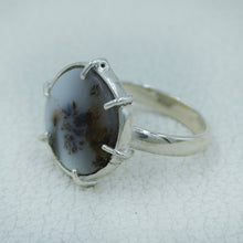 Scenic Agate Sterling Silver Ring