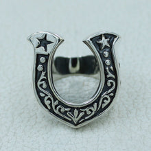 Silver Horseshoe Ring Gift Jewelry