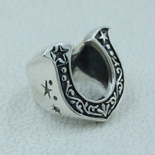 Silver Horseshoe Ring Gift Jewelry