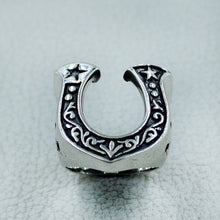 Silver Horseshoe Ring Gift Jewelry