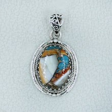 Natural Spiny Oyster Turquoise Pendant