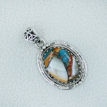 Natural Spiny Oyster Turquoise Pendant
