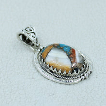 Natural Spiny Oyster Turquoise Pendant