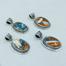 Spiny Oyster Turquoise Silver Jewelry