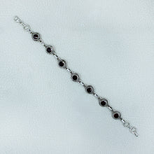 Carnelian Gemstone Silver Bracelets