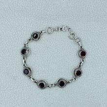 Carnelian Gemstone Silver Bracelets
