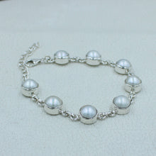 South Sea Pearl Sterling Silver Bracelets