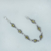 925 Sterling Silver Peridot Bracelets