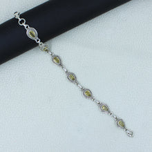 925 Sterling Silver Peridot Bracelets