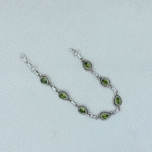 925 Sterling Silver Peridot Bracelets