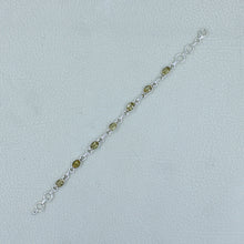 August Birthstone 925 Silver Peridot  Bracelets