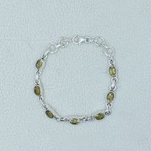August Birthstone 925 Silver Peridot  Bracelets