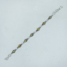 August Birthstone Peridot Sterling Silver Bracelets