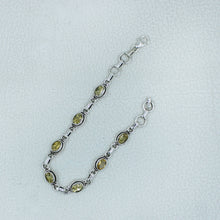 August Birthstone Peridot Sterling Silver Bracelets