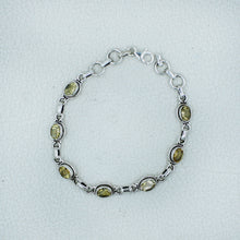 August Birthstone Peridot Sterling Silver Bracelets