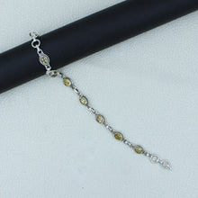 August Birthstone Peridot Sterling Silver Bracelets