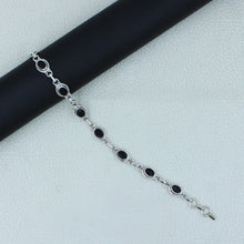 925 Sterling Silver Red Onyx Bracelets