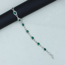 925 Sterling Silver Red Onyx Bracelets